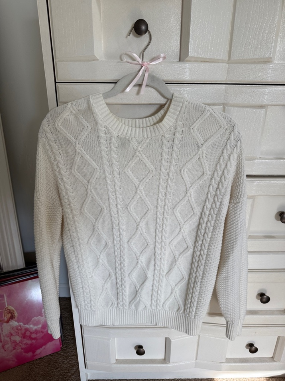 Hollister White Sweater